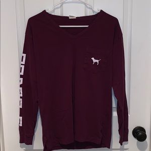 Maroon PINK longsleeve